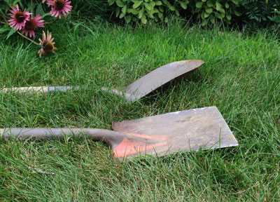 shovel and spade
