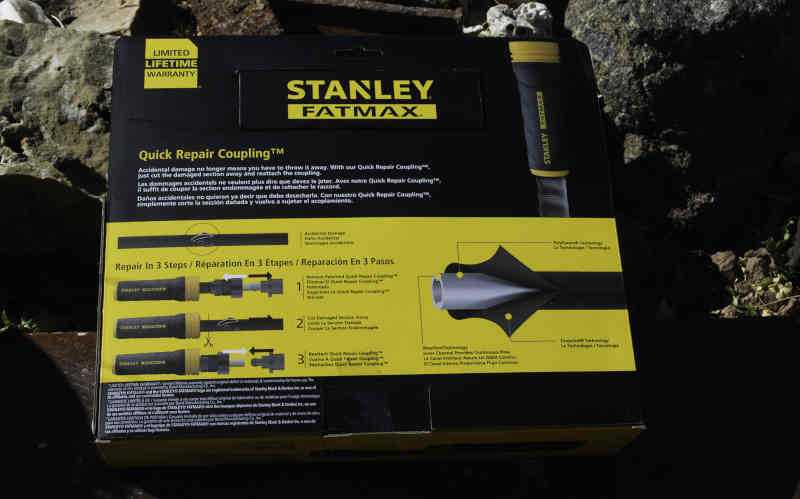 stanley fatmax exojacket hose packaging