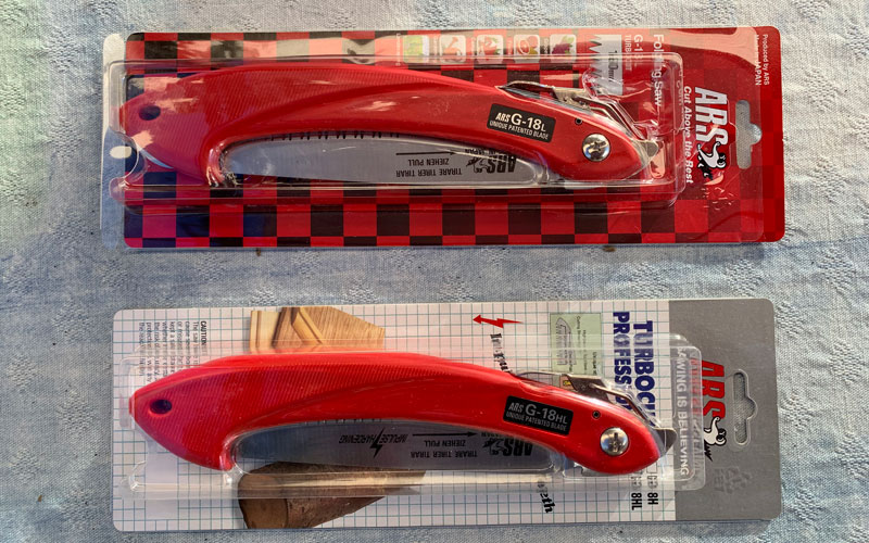 ARS Folding Hand Saw packaging