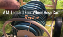 A.M. Leonard Four Wheel Hose Cart with Flat Free Tires (Model # FHW300): Product Review