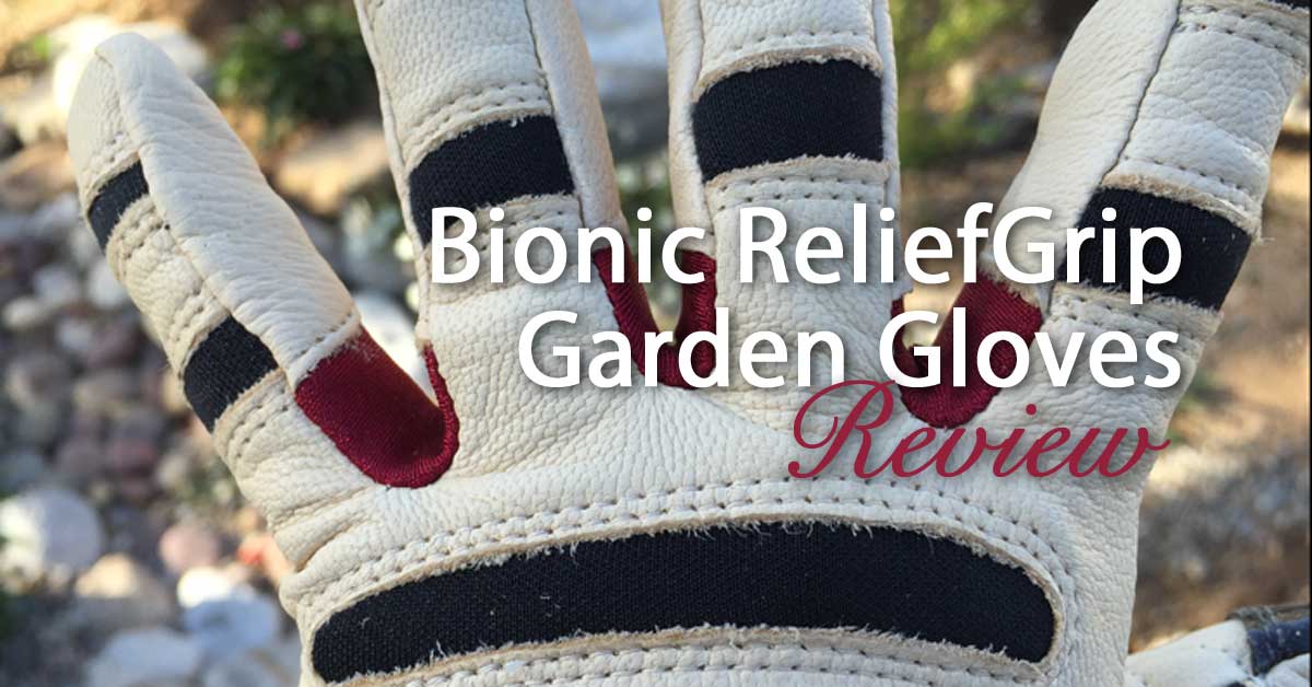 Bionic Gloves Men's Premium ReliefGrip Gardening Gloves X-Large Tan Leather 