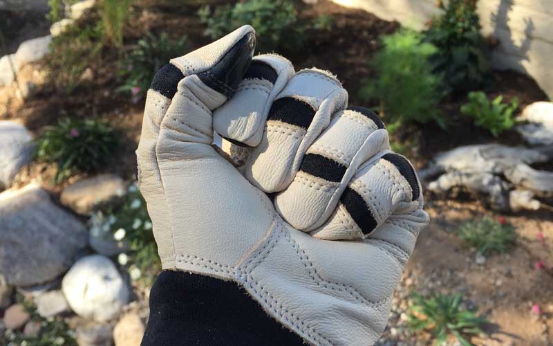 Bionic ReliefGrip garden gloves are flexible and fit well