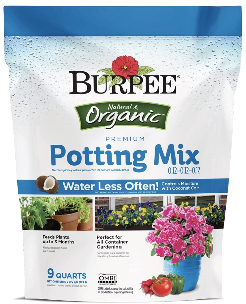 bag of burpee soil mix