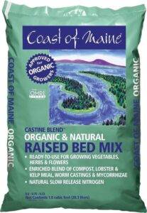 Coast of Maine Castine Blend Organic and Natural Outdoor Raised Bed Mix