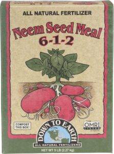 Down to Earth Organic Neem Seed Meal Fertilizer Mix