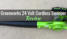 Greenworks 24 Volt, 2-speed Cordless Sweeper: Product Review