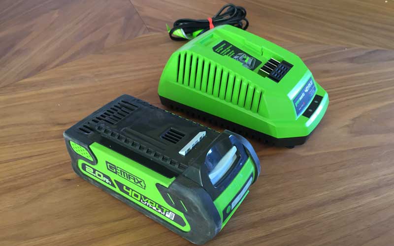 Greenworks Chainsaw battery and charger