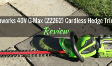 Greenworks 40V G-Max (22262) Cordless Hedge Trimmer: Product Review