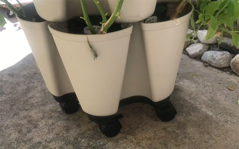 GreenStalk mover under the planter