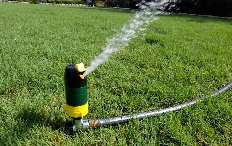 Coverage Up To 5000 Sq Ft Green Thumb 02951-GT Two-Stage Rotary Sprinkler 