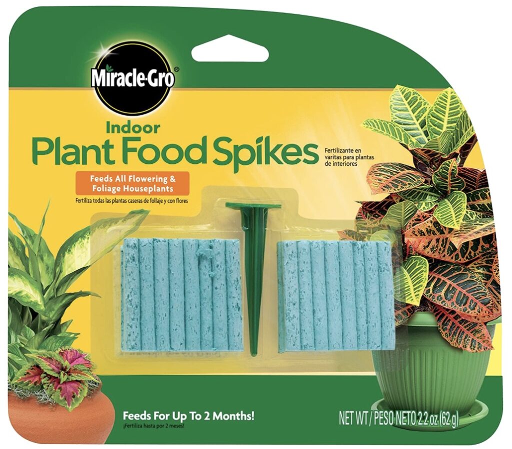 miracle gro plant food spikes