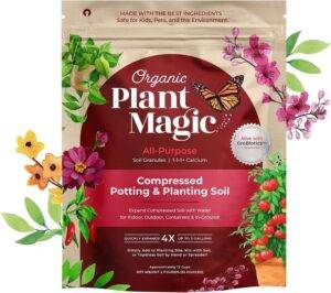 Organic Plant Magic Store Compressed Organic Potting Soil
