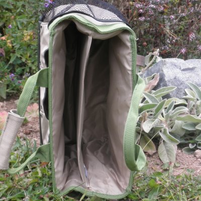 Compartments on Puddle-Proof Field Bag