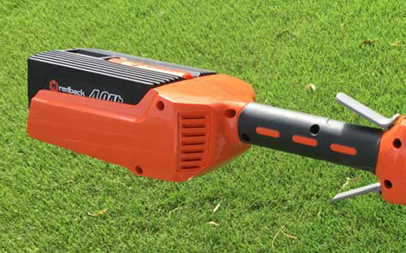 Redback 40V Lithium Ion Cordless String Trimmer Battery-Compartment