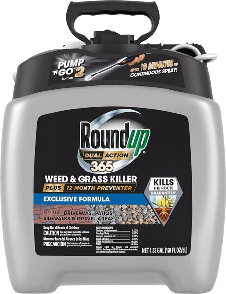 Roundup Dual Action 365 Weed & Grass Killer Plus 12 Month Preventer with Pump 'N Go 2 Sprayer