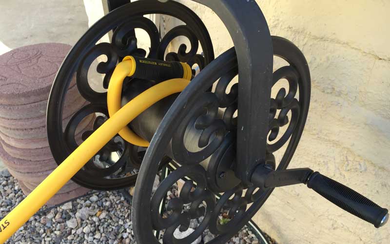 Stanley FATMAX on hose reel uncoiled kinked