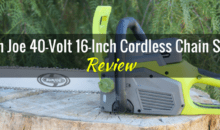 Sun Joe 40-Volt 16-Inch Battery-Powered Chainsaw (iON 16CS): Product Review