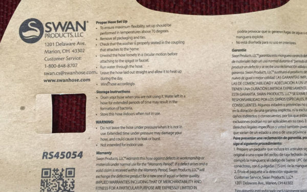 Swan RV & Marine+ Multi-Purpose Hose: Product Review