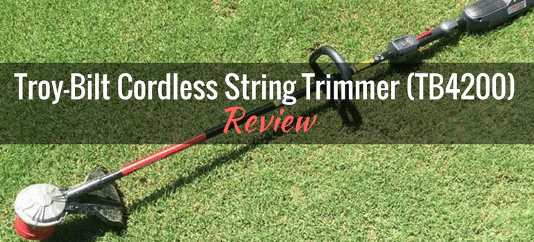 Troy-Bilt Cordless String Trimmer TB4200 Featured