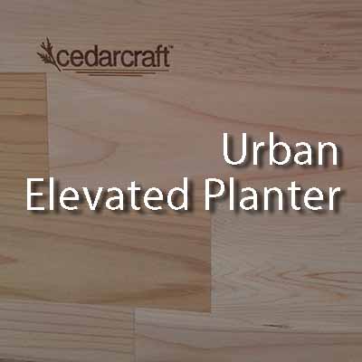CedarCraft Urban Elevated Planter