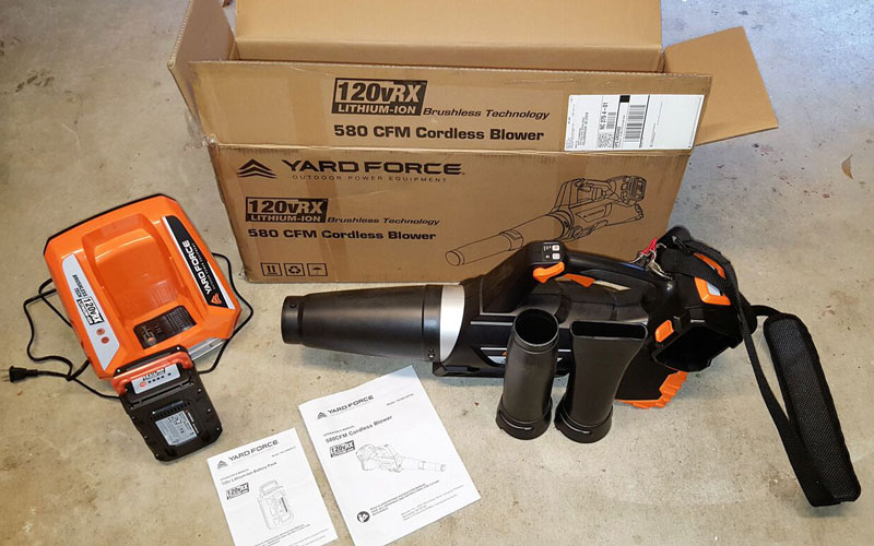Yard Force Blower unboxing