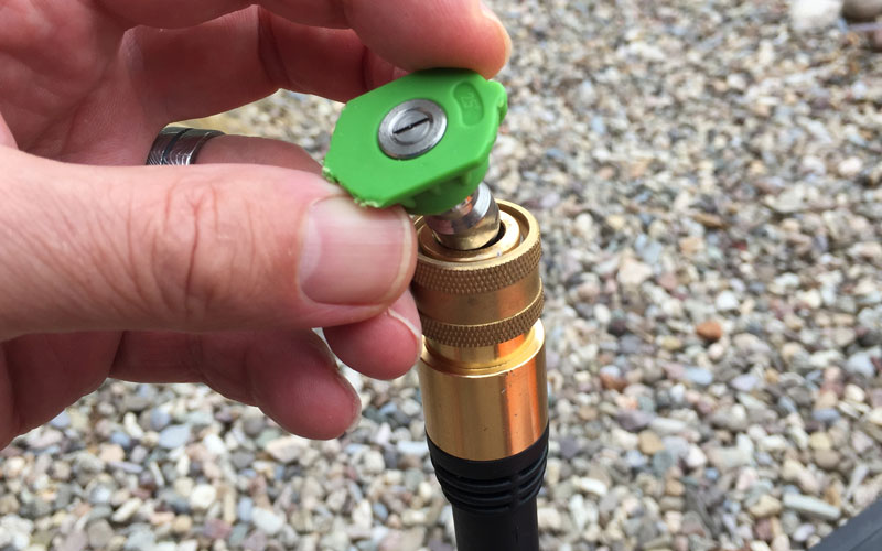Yard force pressure washer green nozzle
