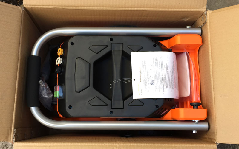 Yard Force Electric Pressure Washer packaging