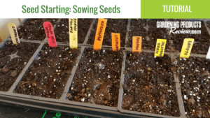 YouTube Seed Starting Sowing