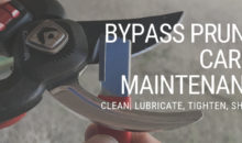 Bypass Pruner Care & Maintenance: Cleaning, Lubricating, Tightening & Sharpening
