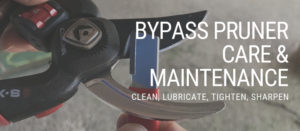bypass pruner care and maintenance