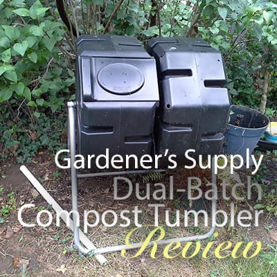 Dual--Batch Compost Tumbler