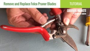 Remove replace felco pruner blades