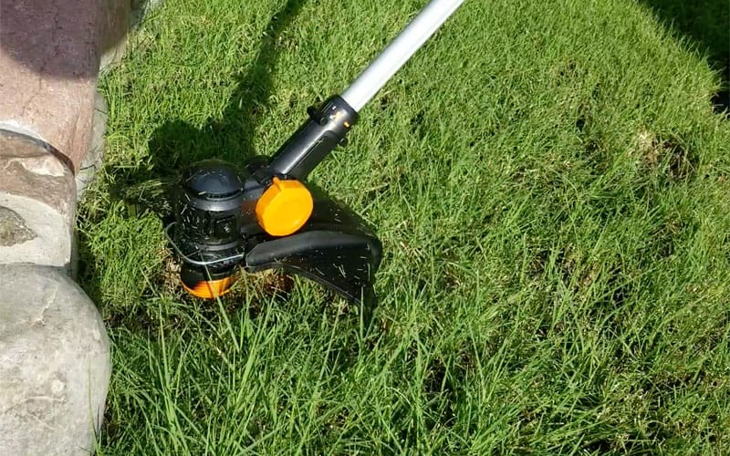 Black and Orange Worx WG170 GT Revolution 20V 12 Grass Trimmer/Edger/Mini-Mower 2 Batteries & Charger Included 